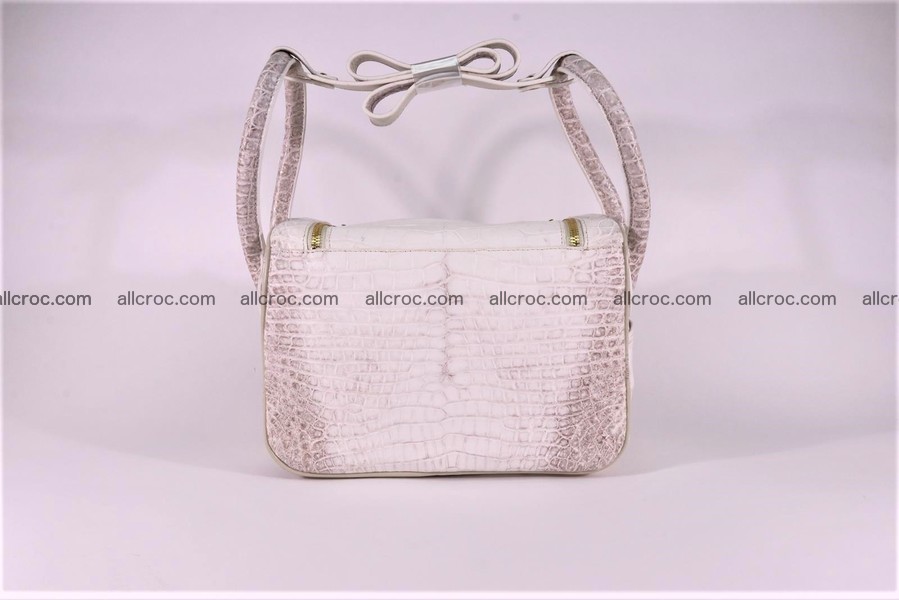 Crocodile skin handbag Kelly 1286