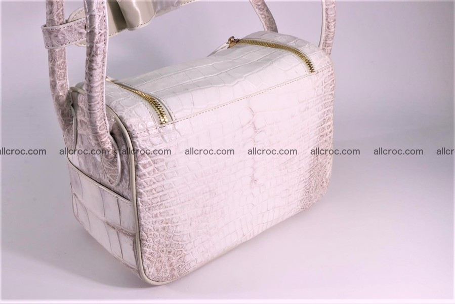 Crocodile skin handbag Kelly 1286