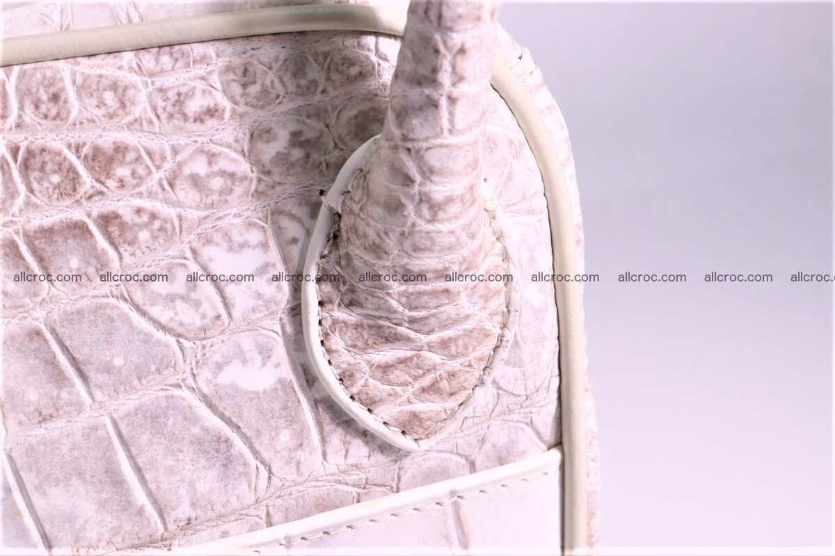 Crocodile skin handbag Lindy 1286 Foto 6