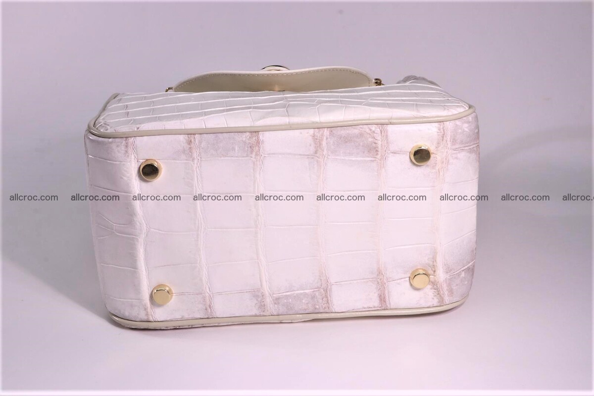 Crocodile skin handbag Lindy 1286 Foto 7