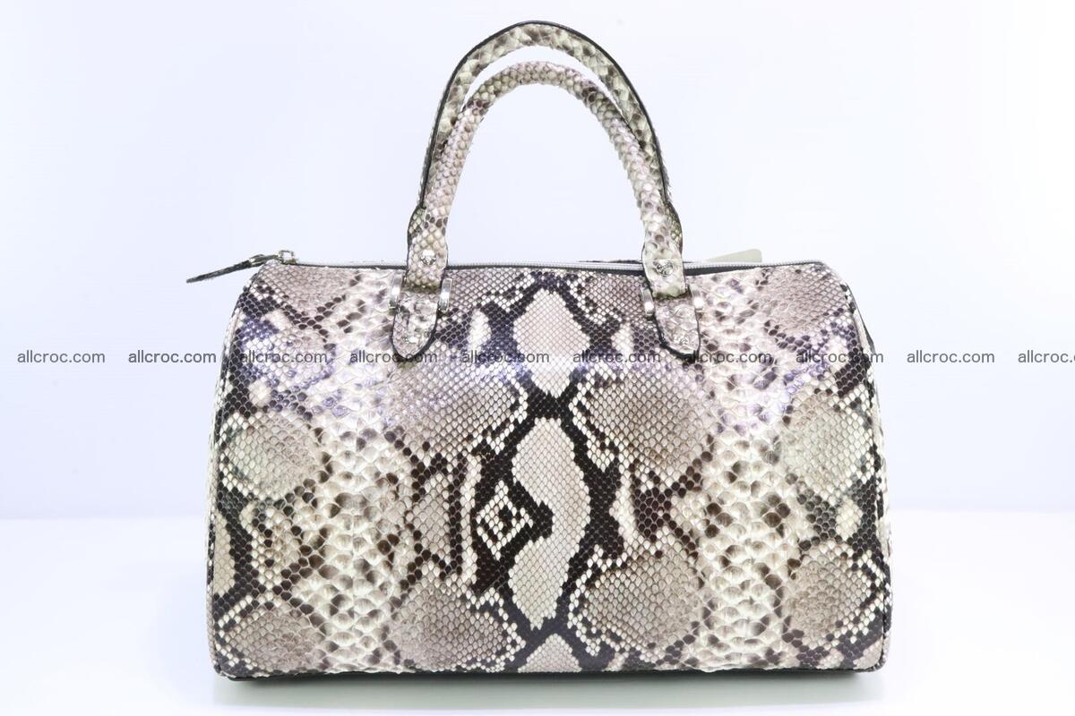 Ladies handbag, valise from genuine python skin 207 Foto 0