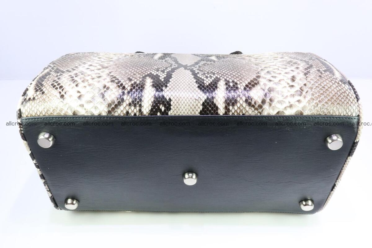 Ladies handbag, valise from genuine python skin 207 Foto 5