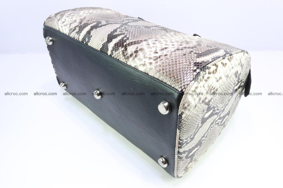 Ladies handbag, valise from genuine python skin 207 Foto 8