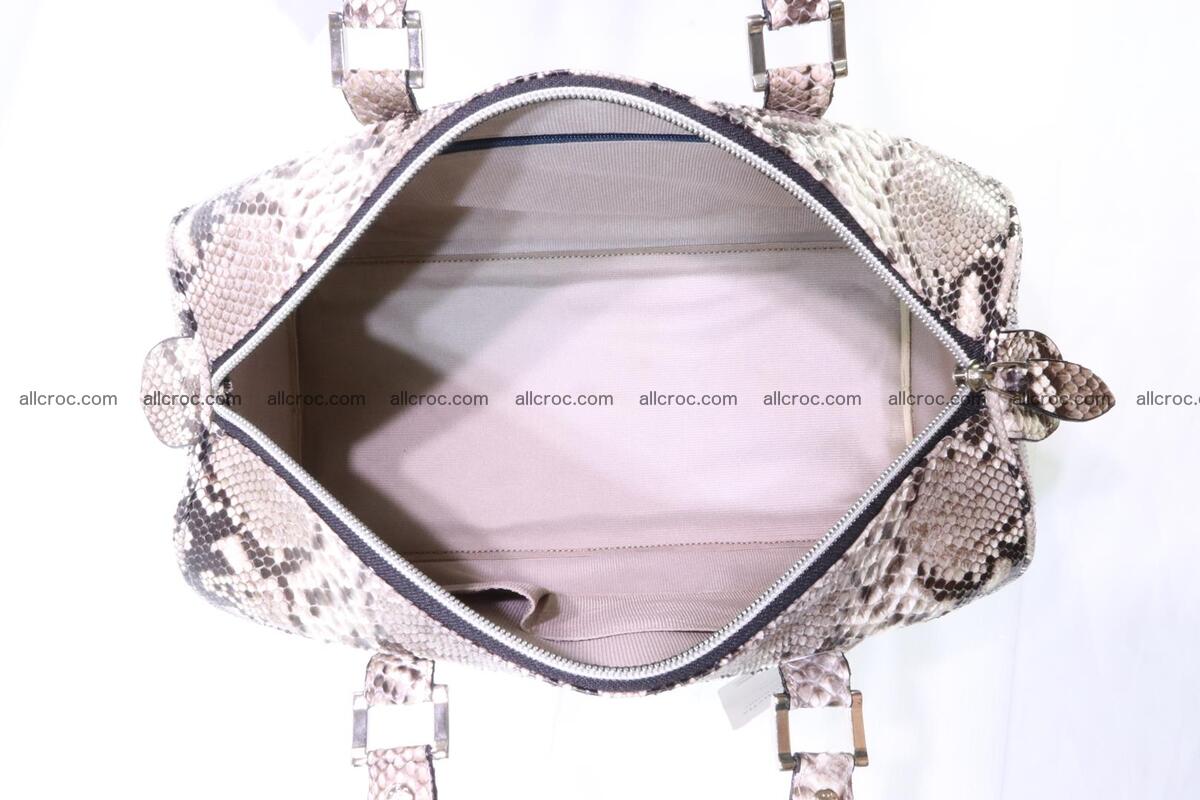 Ladies handbag, valise from genuine python skin 207 Foto 9