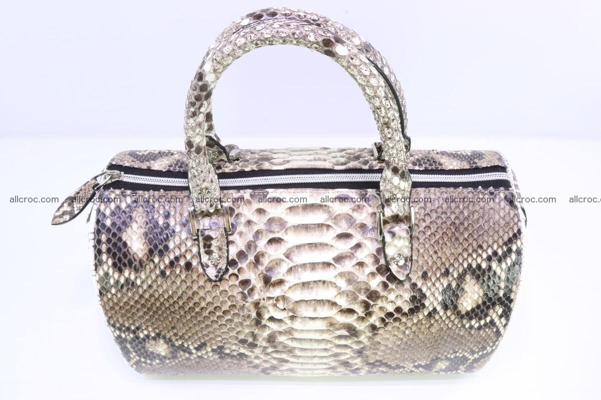 Ladies handbag, valise from genuine python skin 208 Foto 4