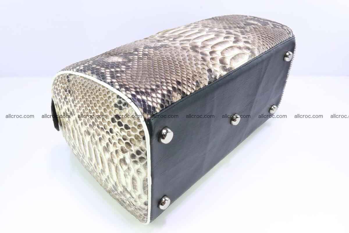 Ladies handbag, valise from genuine python skin 208 Foto 6