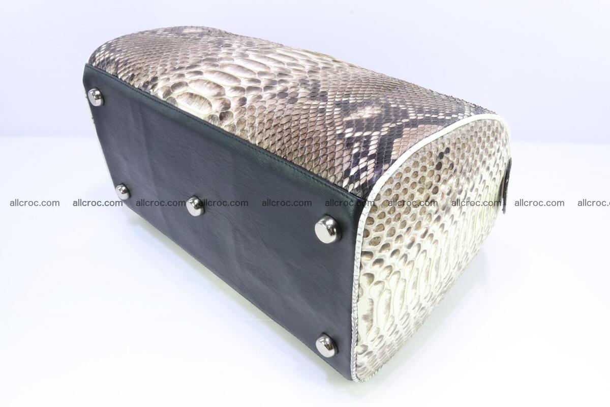 Ladies handbag, valise from genuine python skin 208 Foto 7