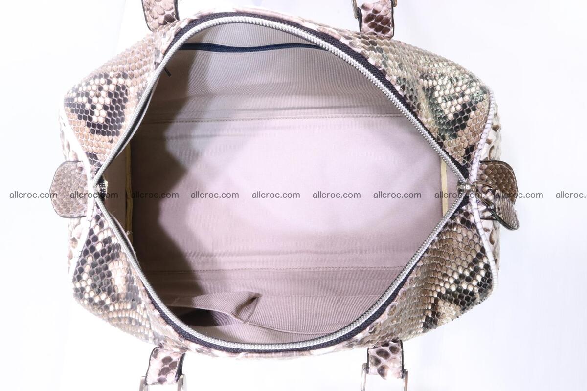 Ladies handbag, valise from genuine python skin 208 Foto 8