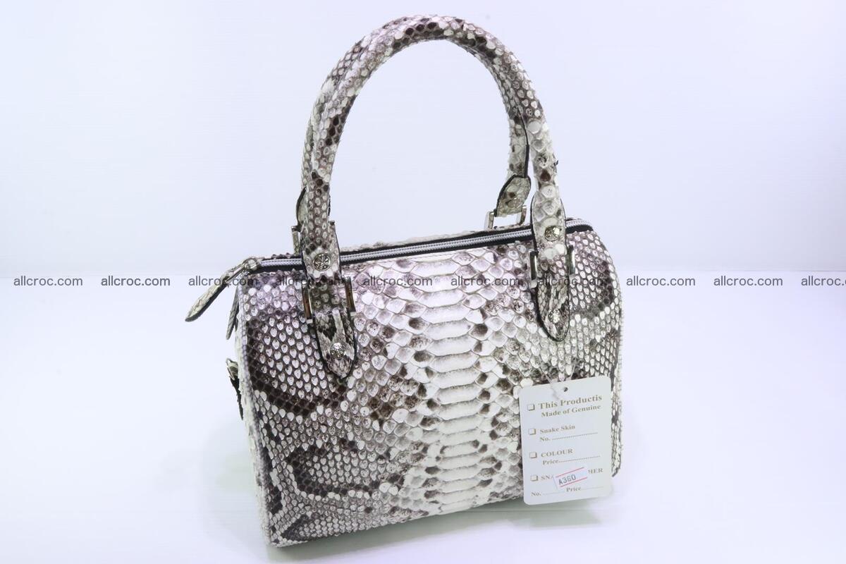 Ladies handbag, valise from genuine python skin MINI 210 Foto 1