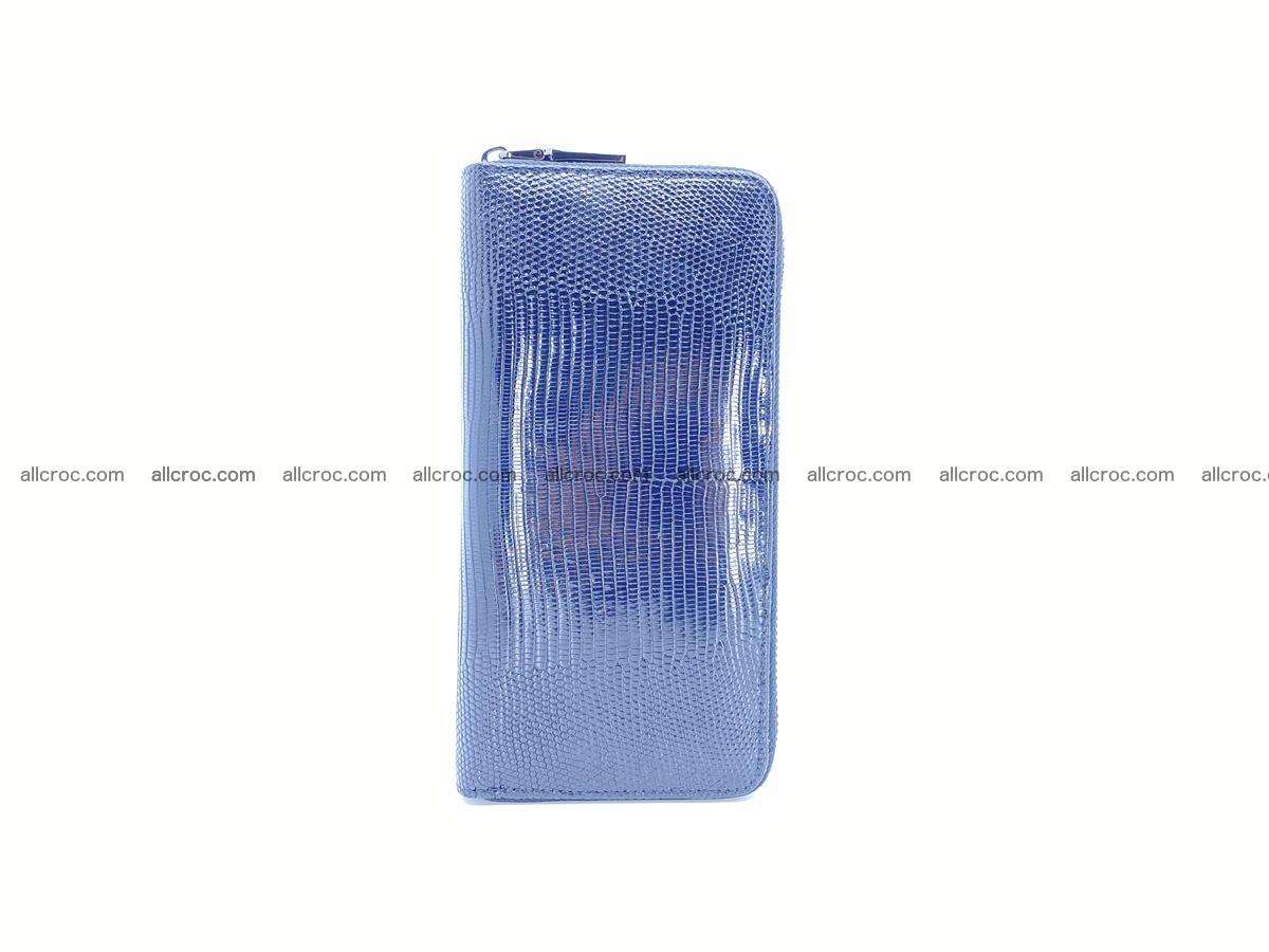 Lizard skin wallet with zip 883 Foto 5