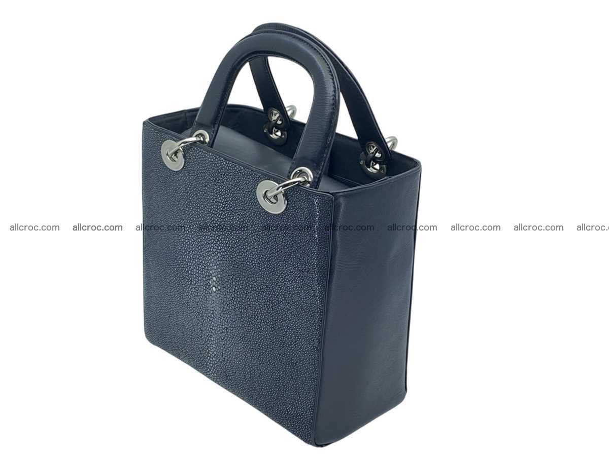 Polished stingray leather bag Dior style 2588 Foto 1
