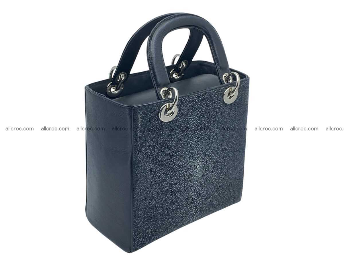 Polished stingray leather bag Dior style 2588 Foto 5