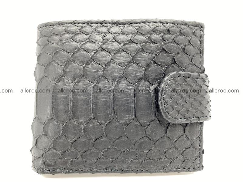 Python skin bifold wallet with coins pocket 881