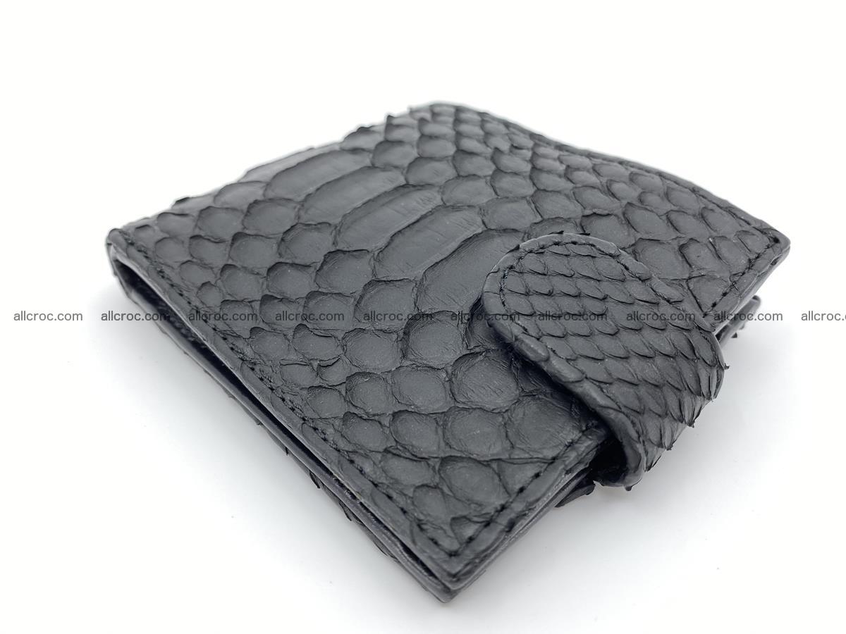 Python skin bifold wallet with coins pocket 2285 Foto 2