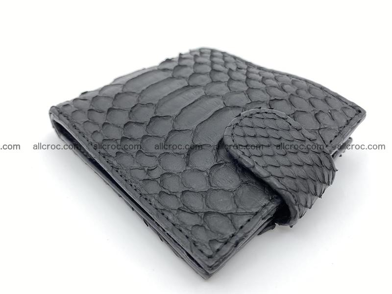 Python skin bifold wallet with coins pocket 881