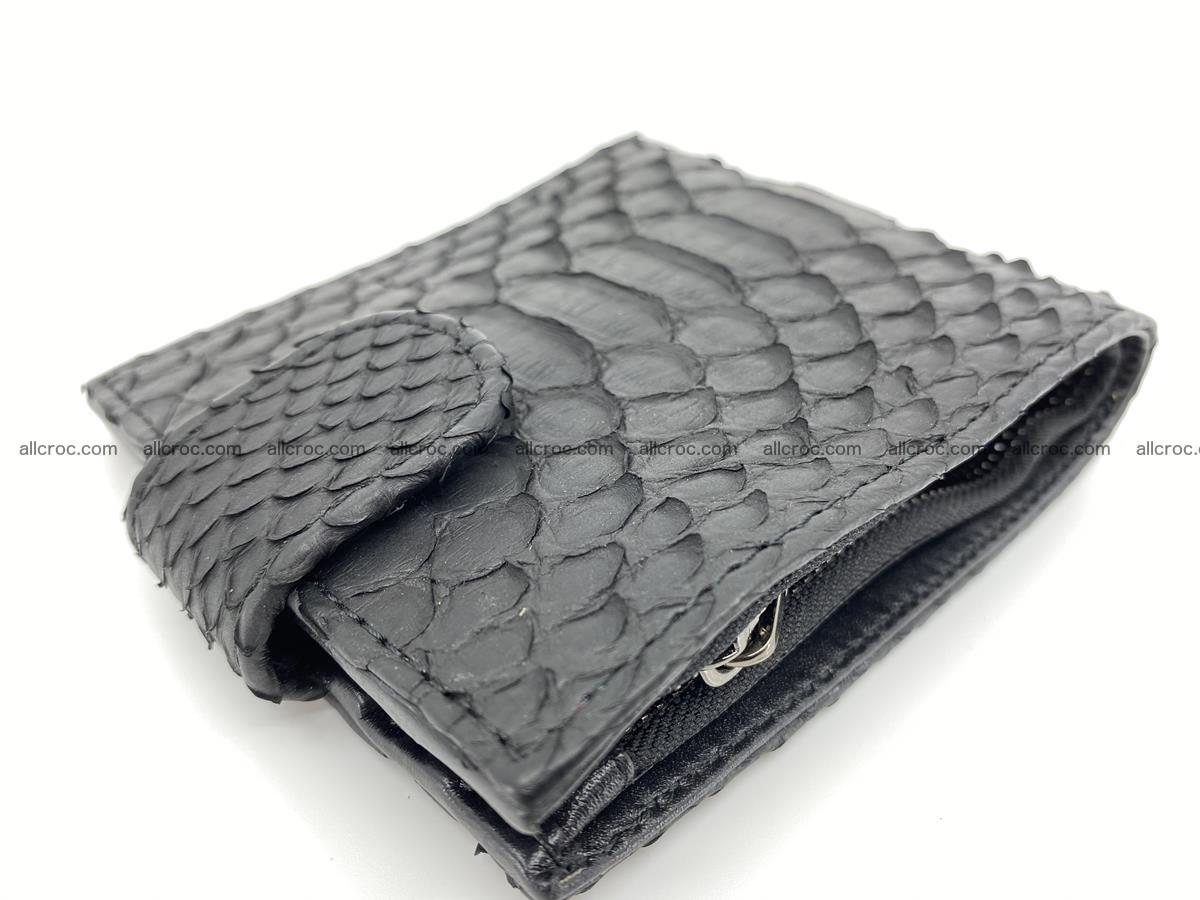 Python skin bifold wallet with coins pocket 2285 Foto 3