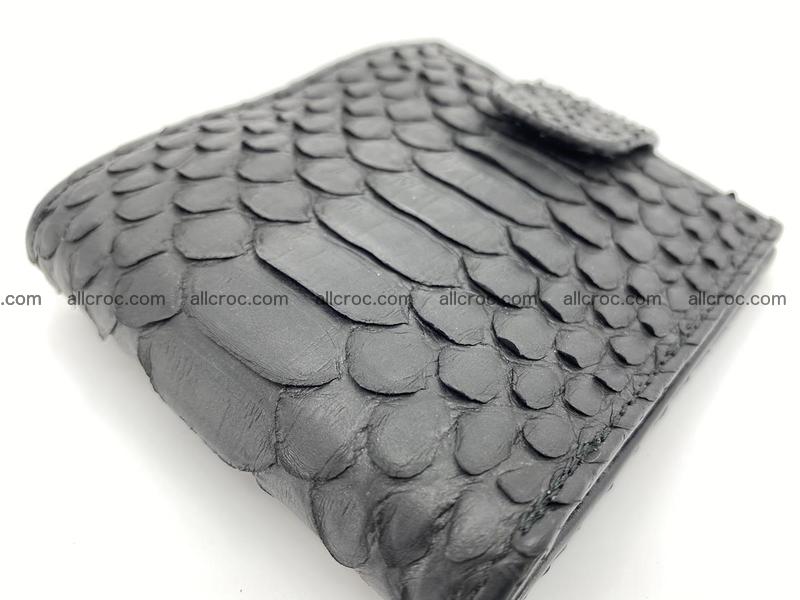 Python skin bifold wallet with coins pocket 881