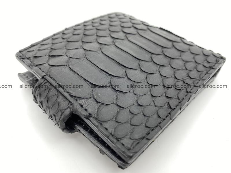 Python skin bifold wallet with coins pocket 881