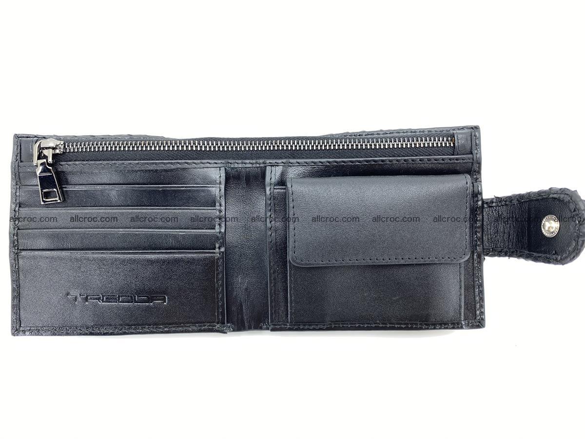 Python skin bifold wallet with coins pocket 2285 Foto 10