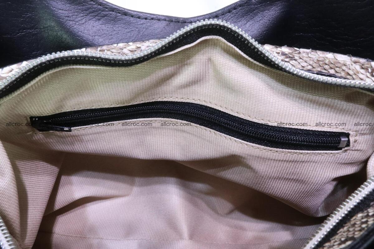 Python skin handbag for lady from genuine Python skin 196 Foto 10