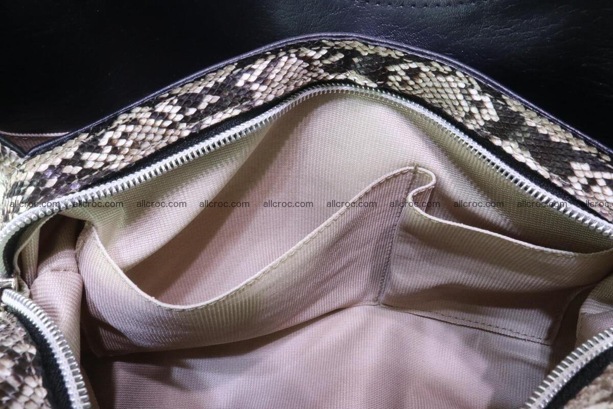 Python skin handbag for lady from genuine Python skin 196 Foto 11