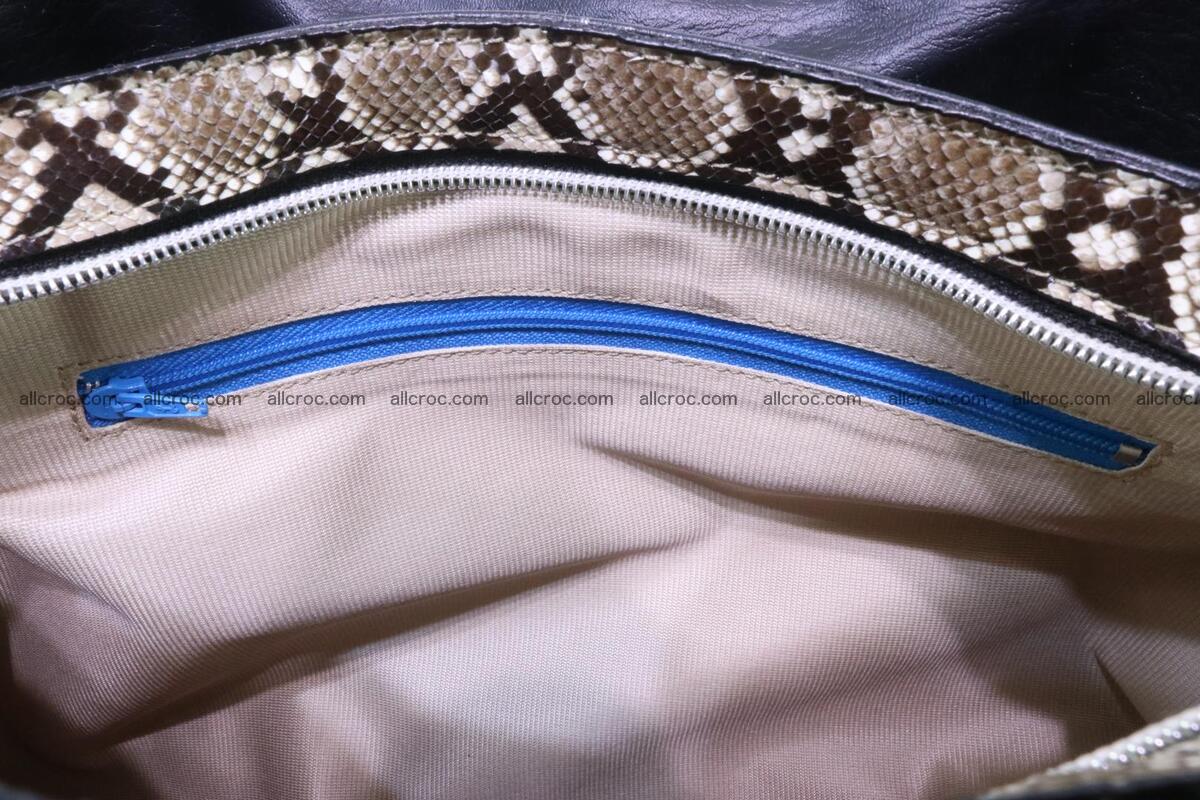 Python skin handbag for lady from genuine Python skin 197 Foto 10
