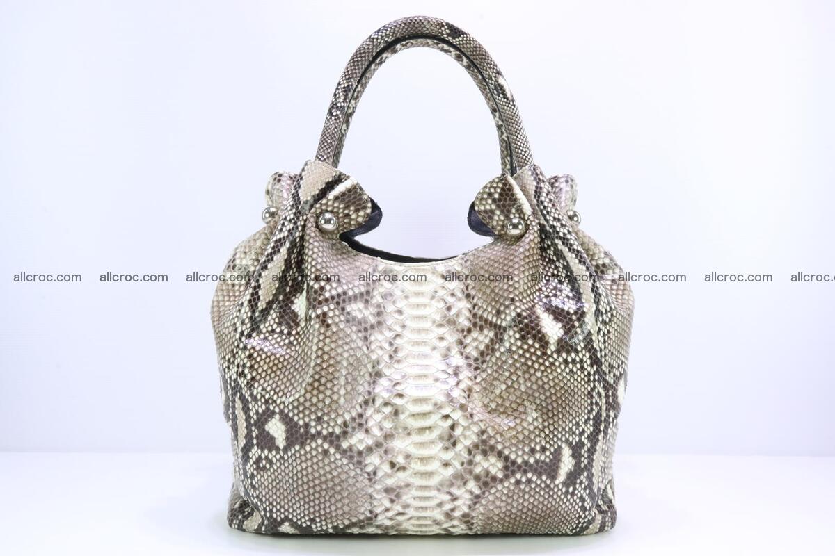 Python skin handbag for lady from genuine Python skin 198 Foto 0