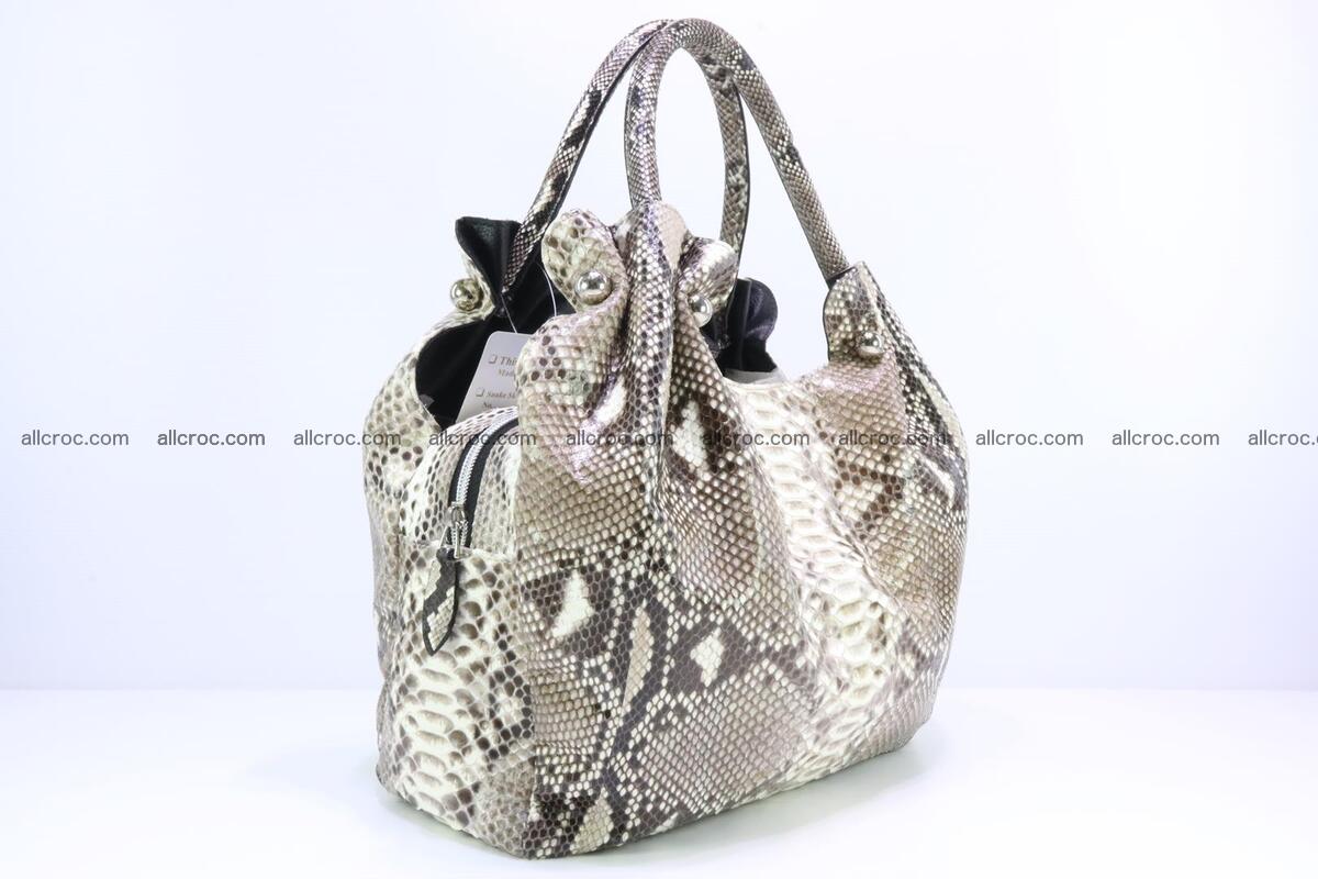 Python skin handbag for lady from genuine Python skin 198 Foto 1
