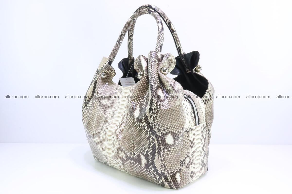 Python skin handbag for lady from genuine Python skin 198 Foto 2