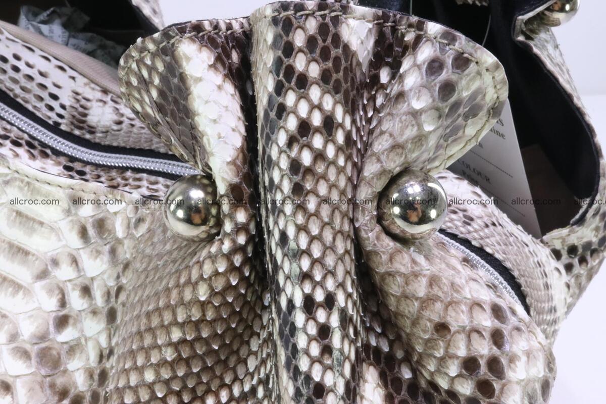 Python skin handbag for lady from genuine Python skin 198 Foto 9