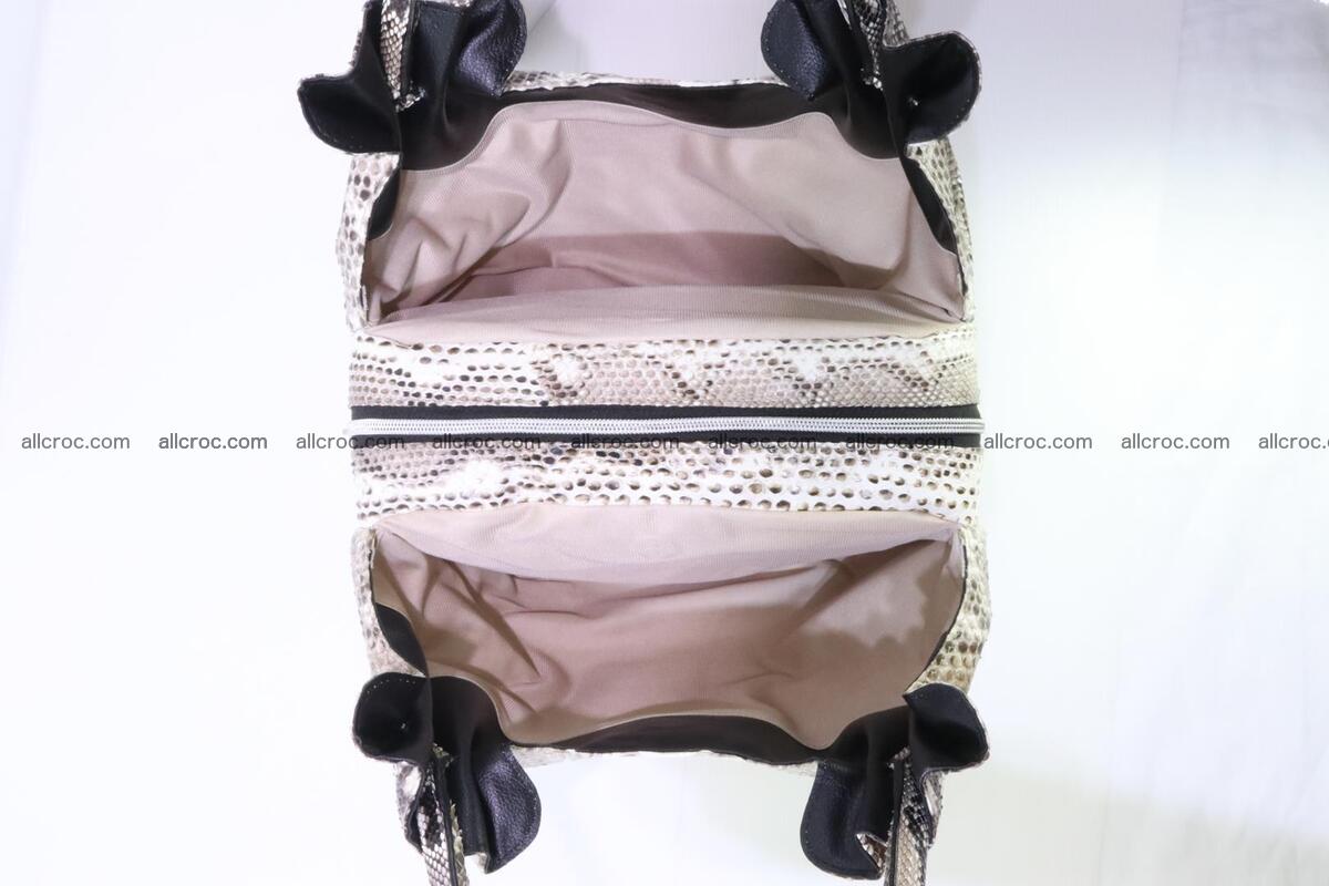 Python skin handbag for lady from genuine Python skin 198 Foto 10
