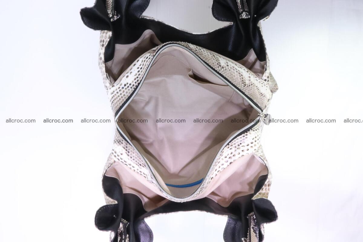 Python skin handbag for lady from genuine Python skin 198 Foto 11