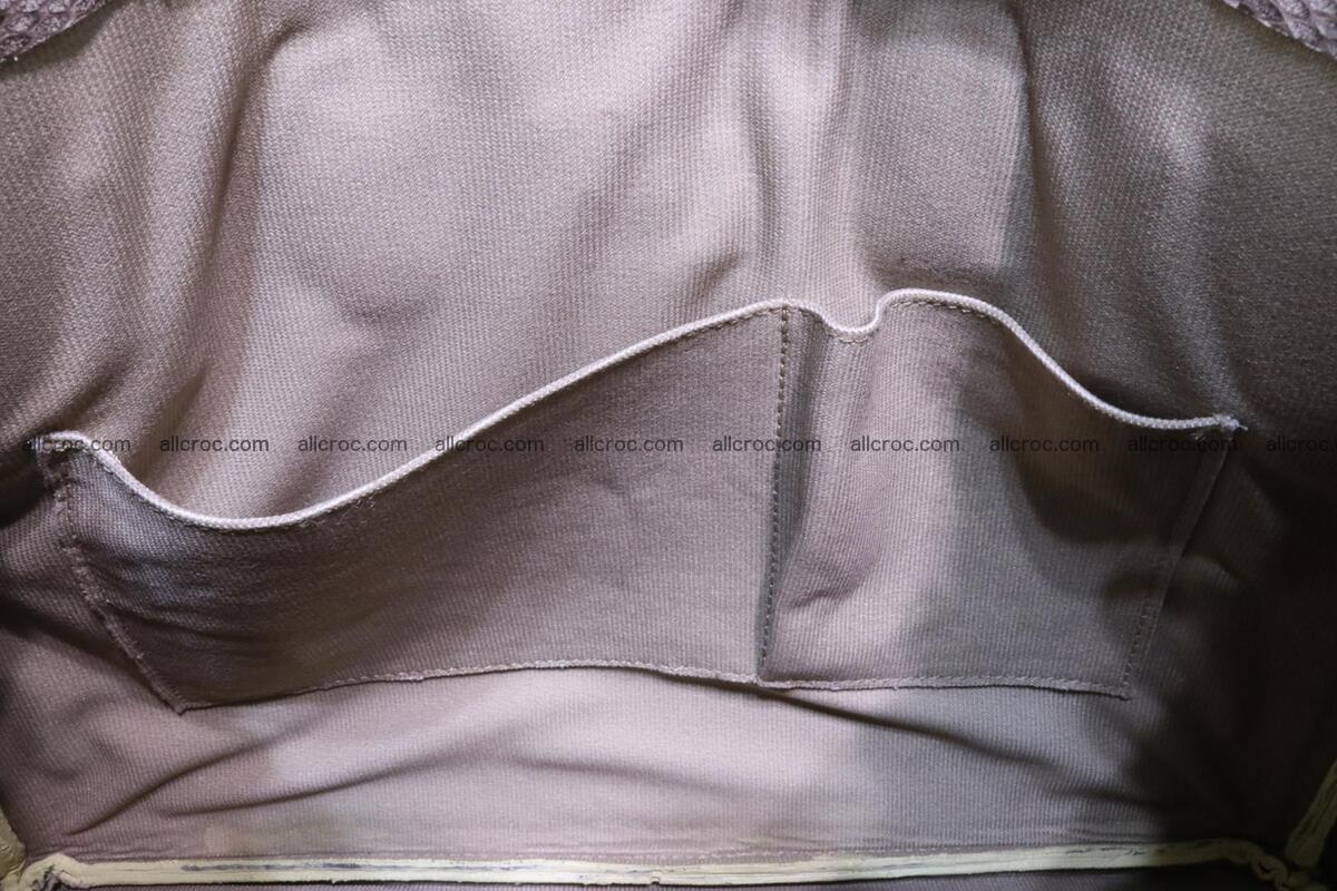 Python skin handbag for lady from genuine Python skin 198 Foto 13