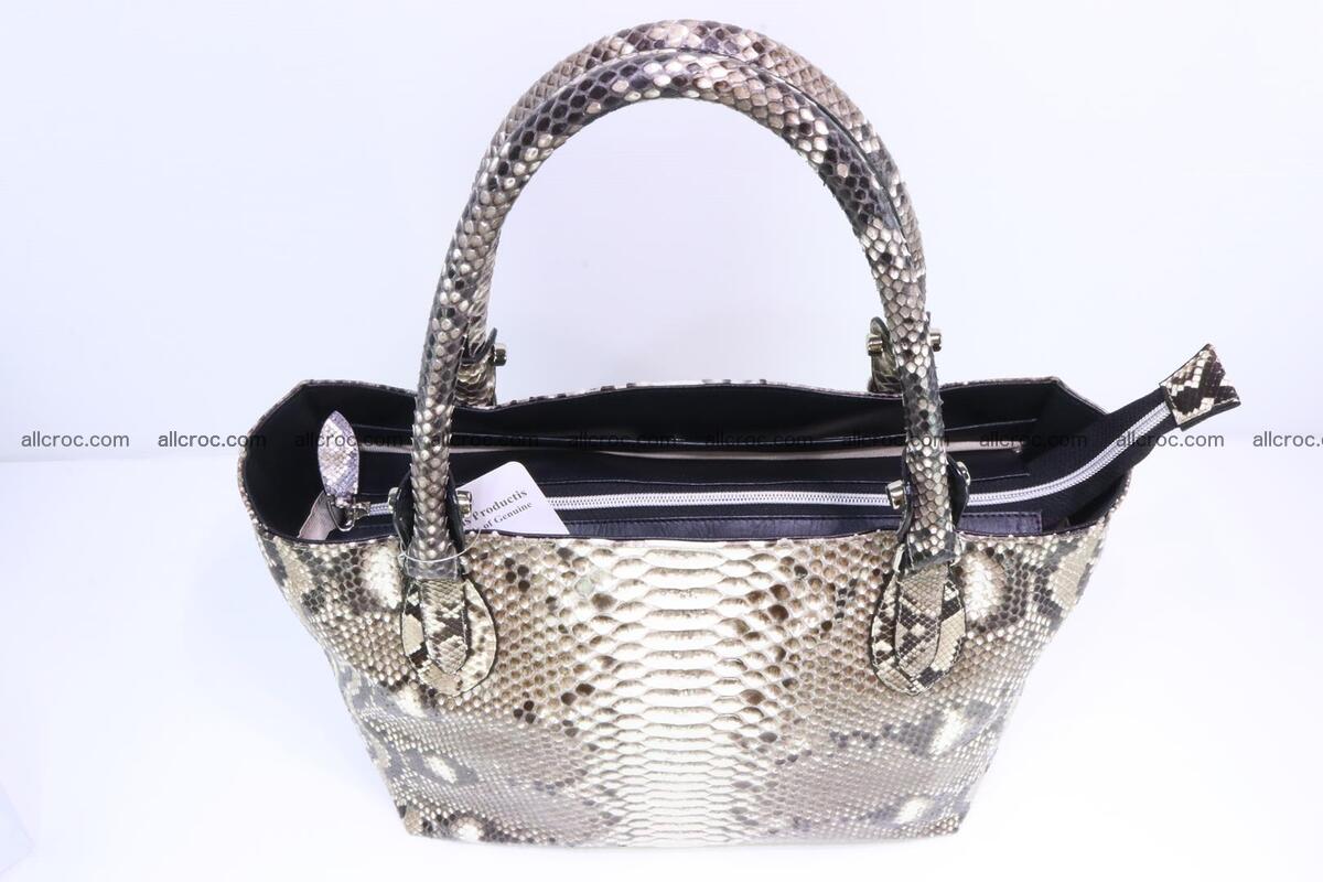 Python skin handbag for lady from genuine Python skin 205 Foto 4