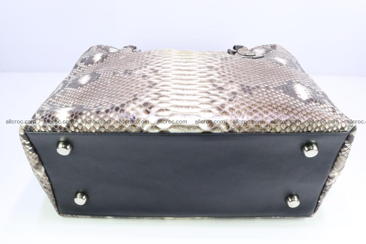 Python skin handbag for lady from genuine Python skin 205 Foto 5