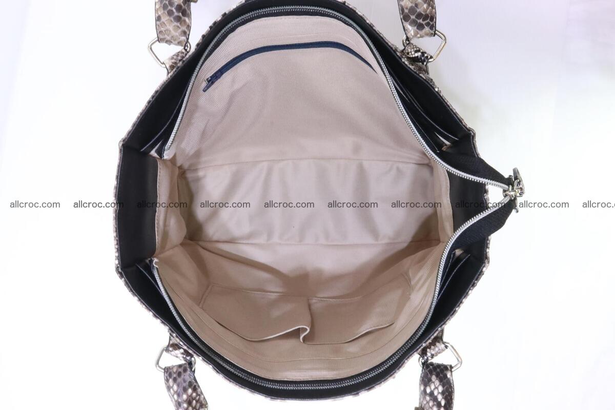 Python skin handbag for lady from genuine Python skin 206 Foto 10