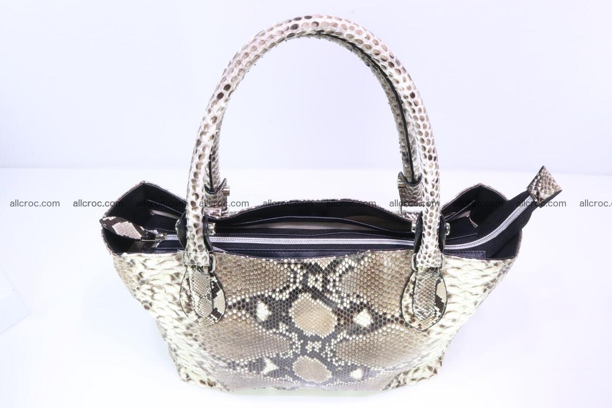 Python skin handbag for lady from genuine Python skin 206 Foto 4