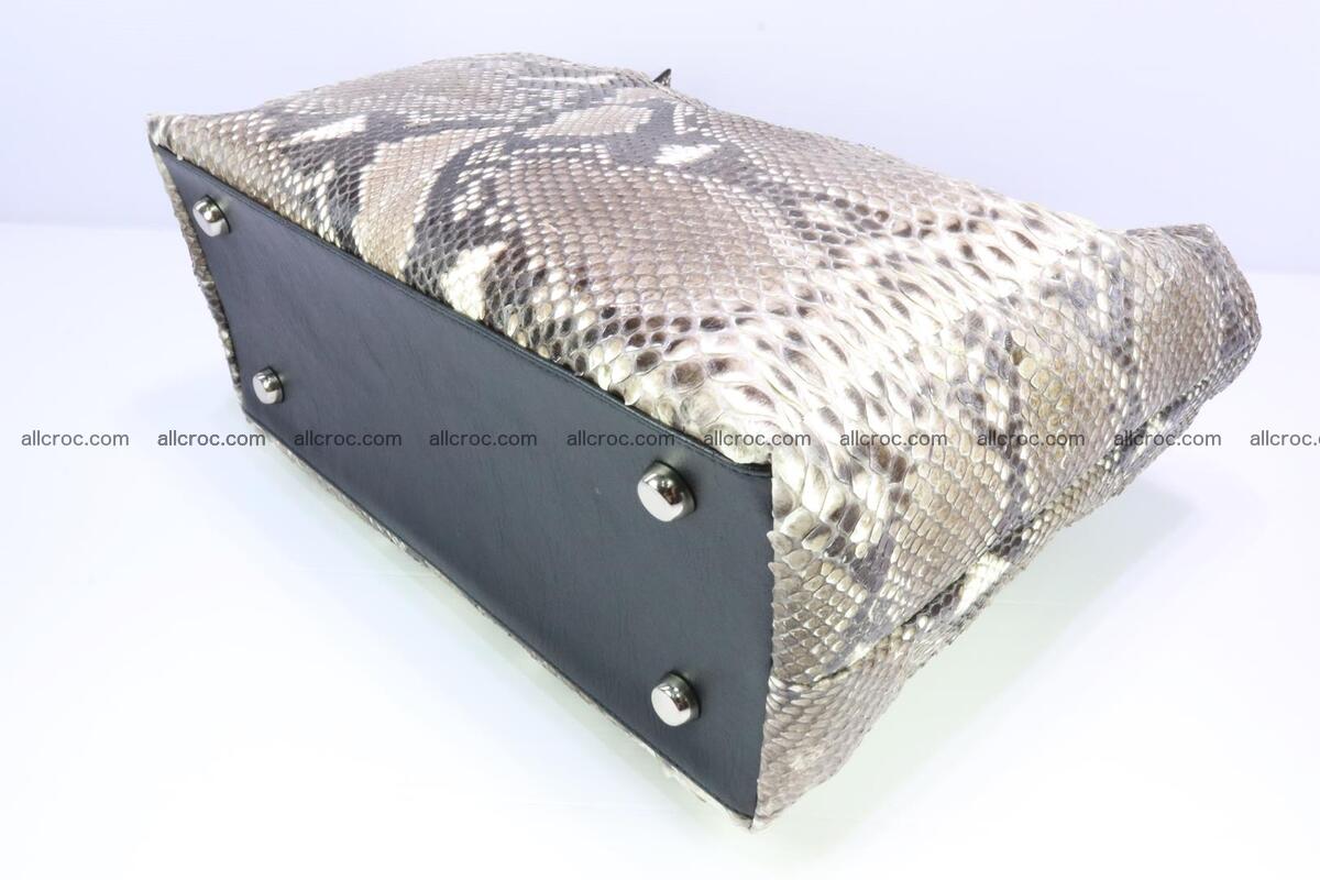 Python skin handbag for lady from genuine Python skin 206 Foto 8