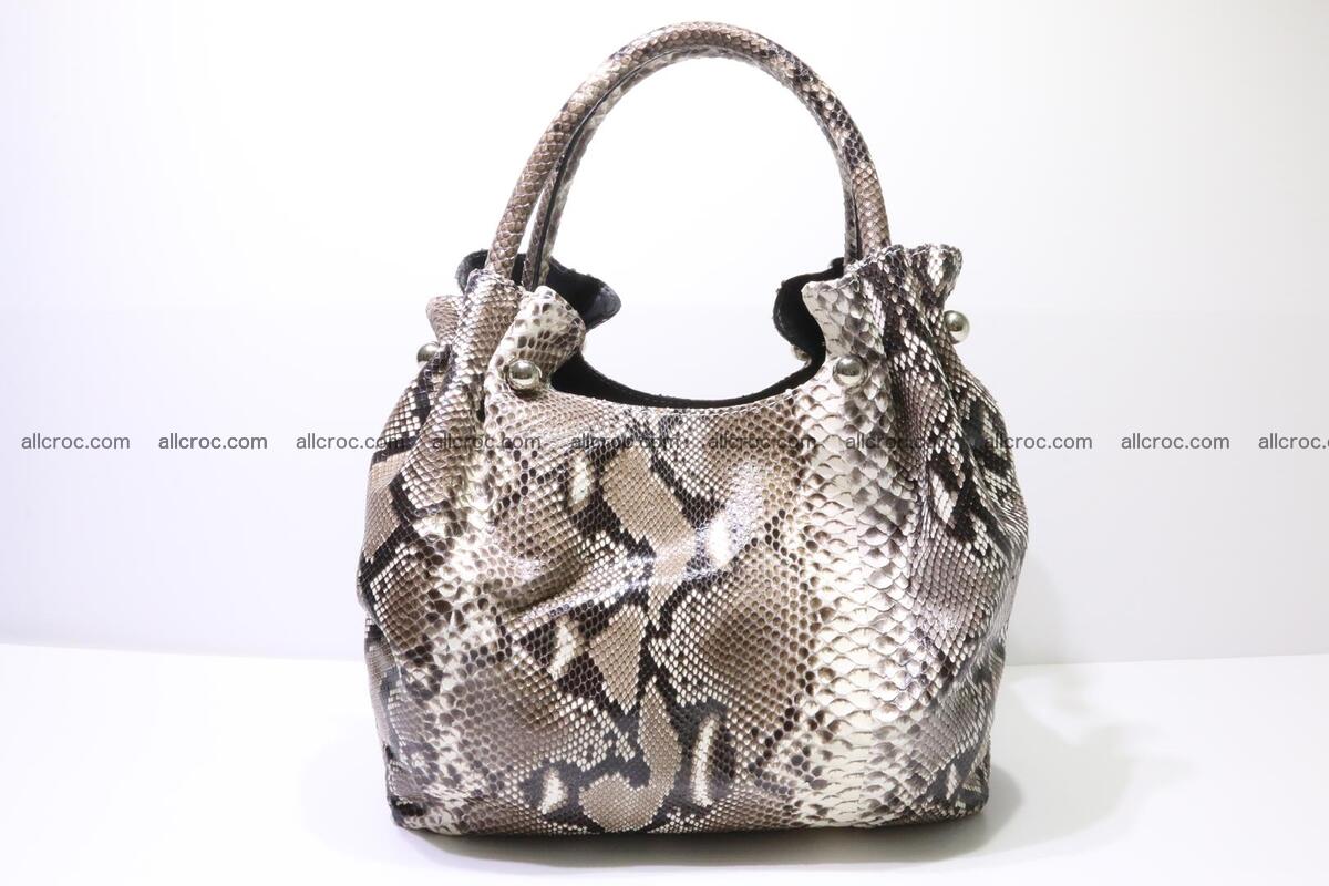 Python skin handbag for lady from genuine Python skin 202 Foto 0