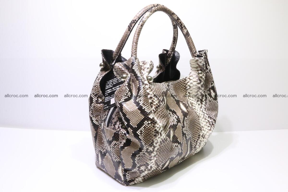 Python skin handbag for lady from genuine Python skin 202 Foto 1