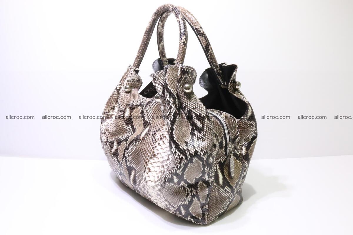 Python skin handbag for lady from genuine Python skin 202 Foto 2