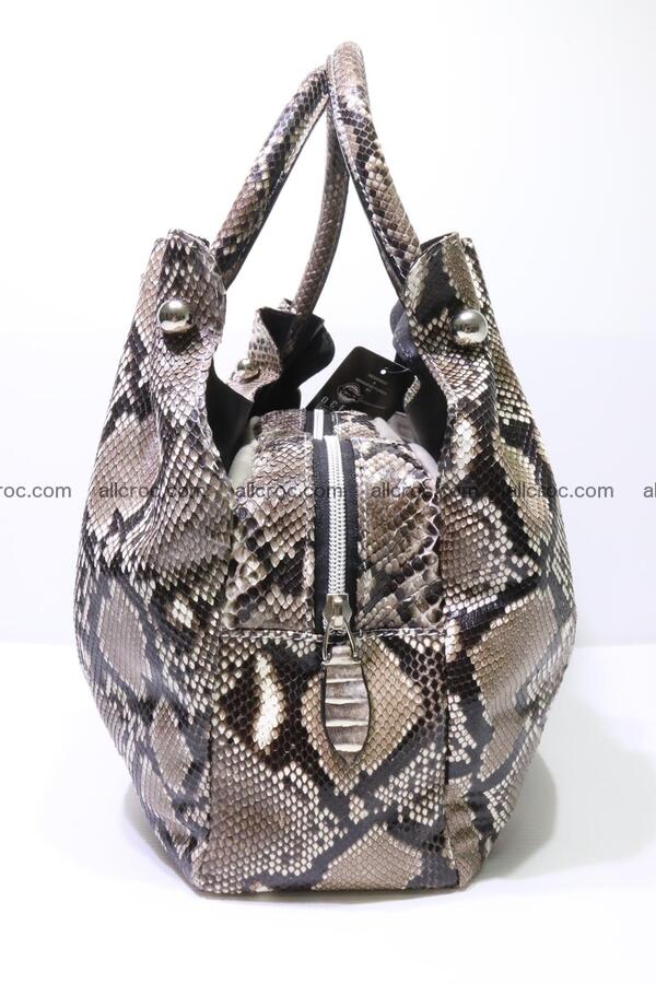 Python skin handbag for lady from genuine Python skin 202 Foto 3