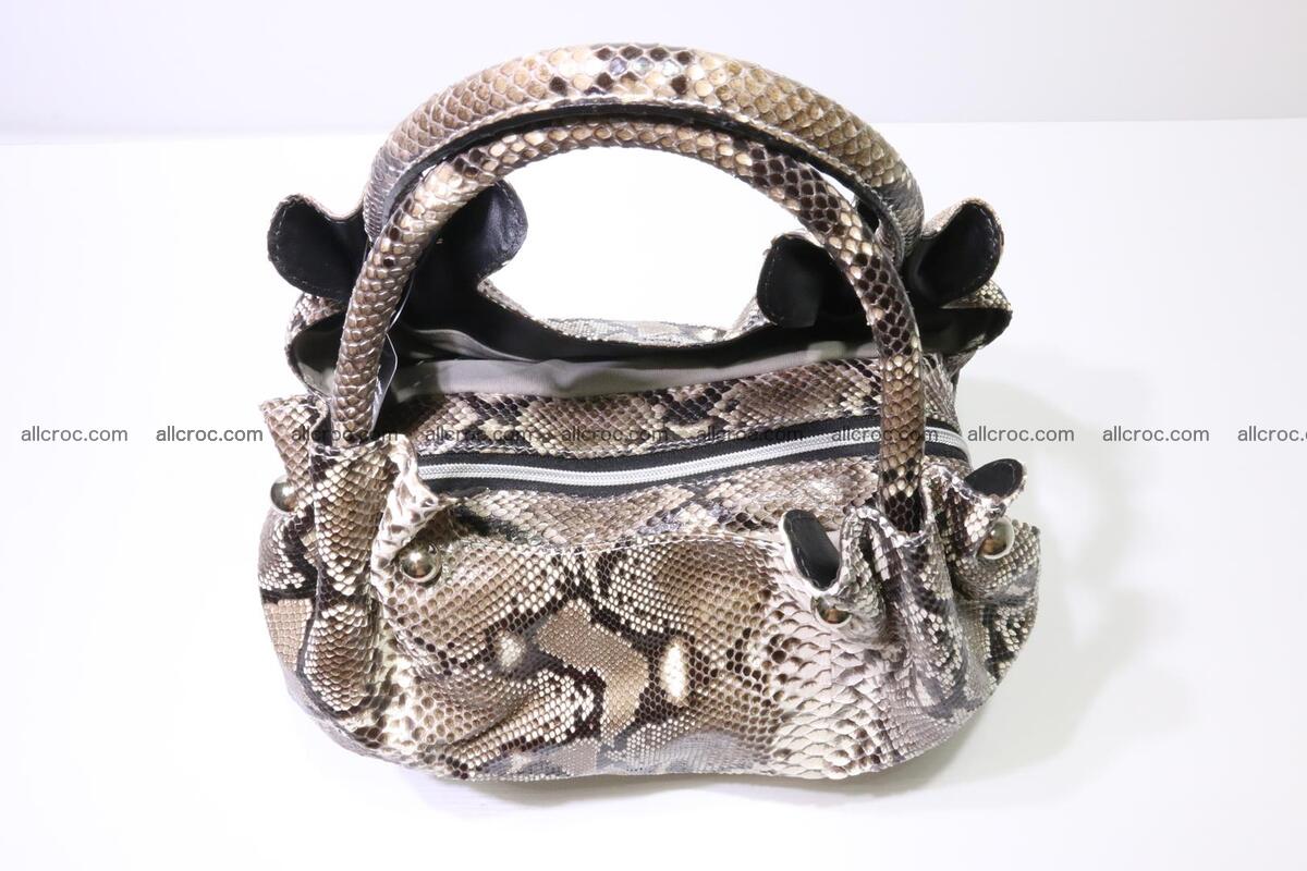 Python skin handbag for lady from genuine Python skin 202 Foto 4