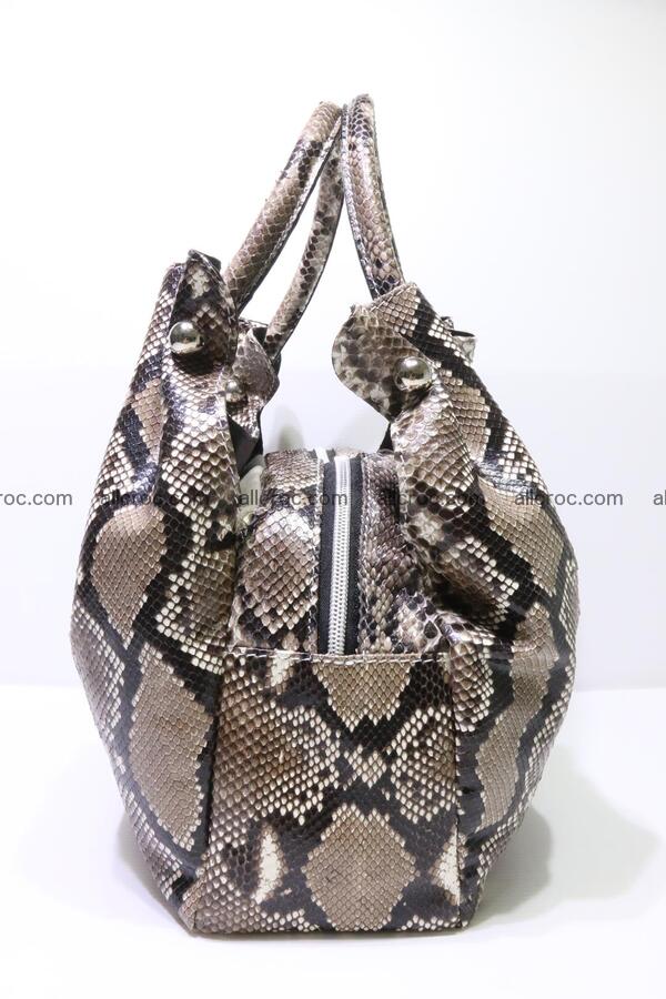 Python skin handbag for lady from genuine Python skin 202 Foto 5