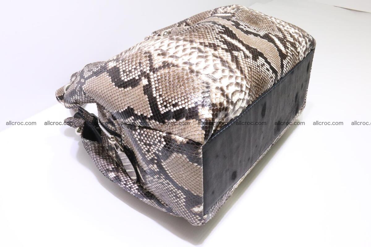 Python skin handbag for lady from genuine Python skin 202 Foto 7