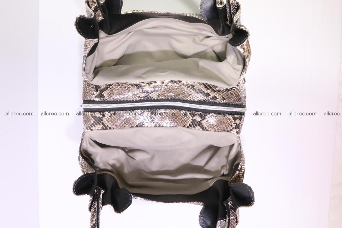 Python skin handbag for lady from genuine Python skin 202 Foto 9