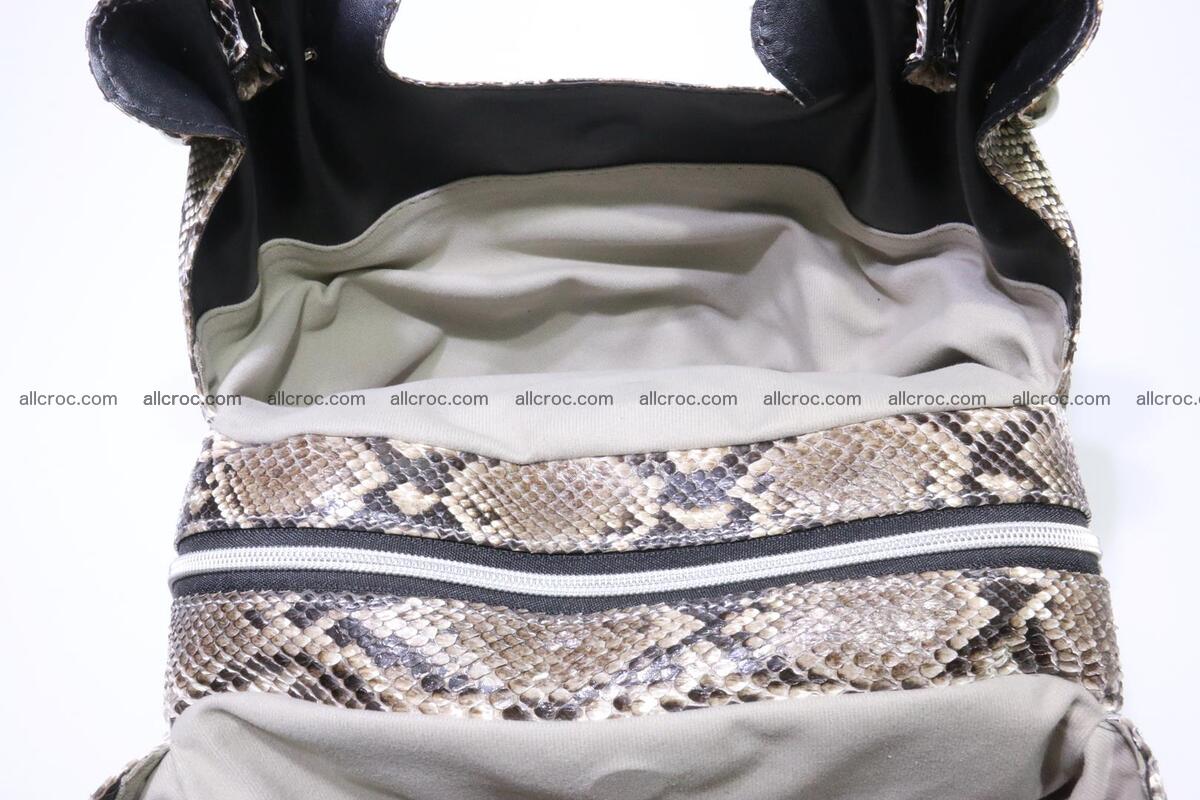 Python skin handbag for lady from genuine Python skin 202 Foto 12