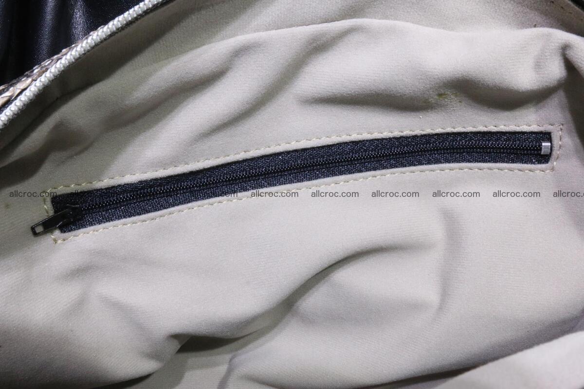 Python skin handbag for lady from genuine Python skin 202 Foto 13