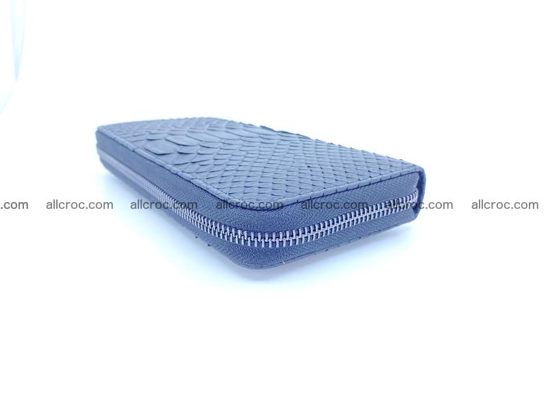 Python skin wallet with zip 882