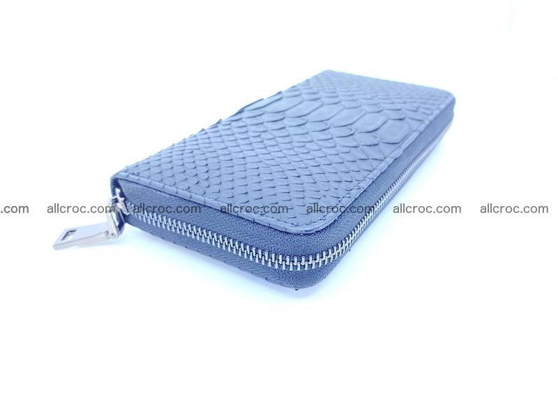 Python skin wallet with zip 882